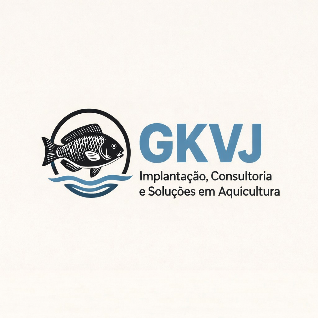 Logo GKVJ Implantação Consultoria e Soluções em Aquicultura